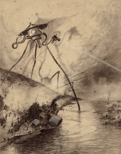 Máquina de combate marciana no vale do Tamisa de Henrique Alvim Correa