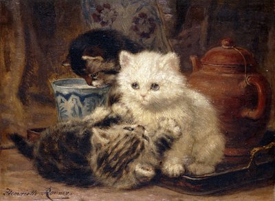 Chá da tarde, de Henriëtte Ronner Knip