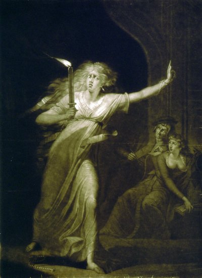 Lady Macbeth, Ato, 5 cena Um, porque então é tempo de o fazer. pintado depois de H. Fuseli de Henry (1741 1825) (after) Fuseli