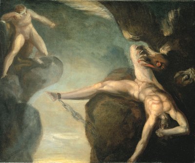 Prometeu libertado por Hércules de Henry  Fuseli