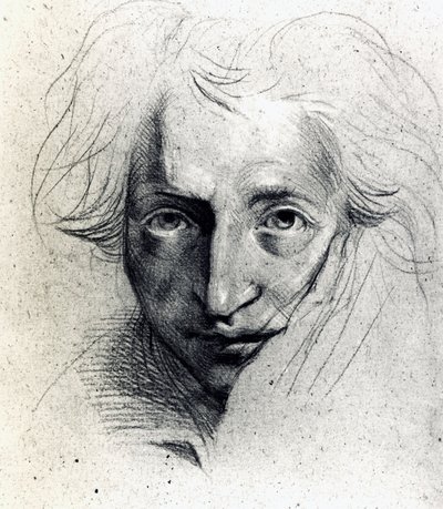 Estudo para um auto-retrato de Johann Heinrich Füssli