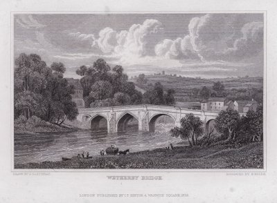 Wetherby Bridge (gravura) de Henry (after) Gastineau