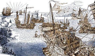 O navio de Marco Polo de Henry (after) Yule