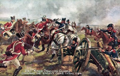 Os reis Dragoon Guards, Cateau, 25 de abril de 1794 de Henry A. Payne