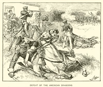 Derrota dos Dragões Americanos (litho) de Henry Alexander (after) Ogden