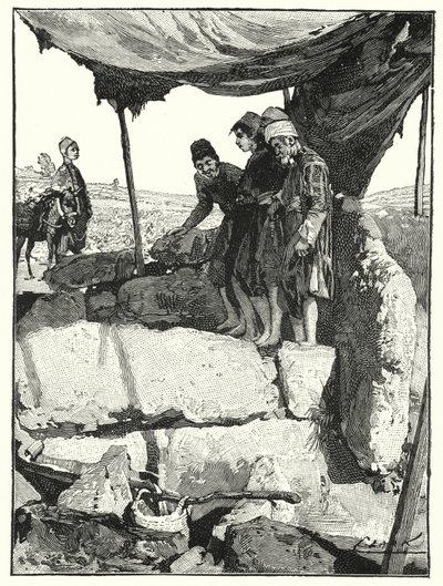 Um lagar no Líbano (litho) de Henry Andrew Harper