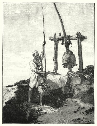 Método de tirar água no Leste (litho) de Henry Andrew Harper