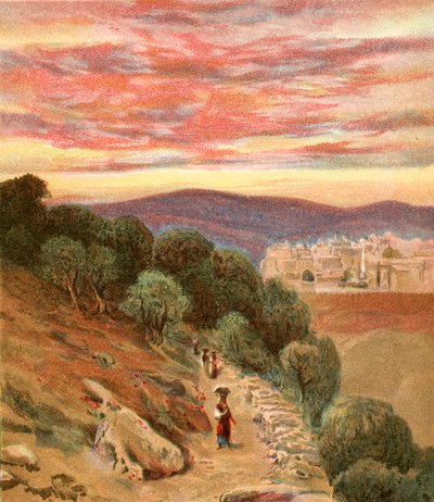 Monte das Oliveiras e Jerusalém de Henry Andrew Harper