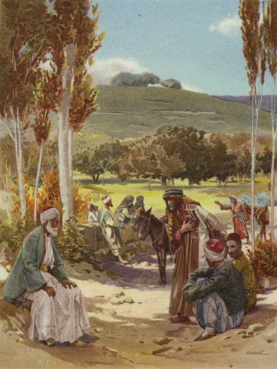 Saudações no Oriente (cor litho) de Henry Andrew Harper