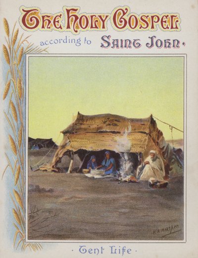 Vida em tendas (cromolitho) de Henry Andrew Harper