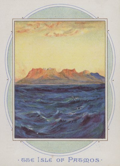 A Ilha de Patmos (chromolitho) de Henry Andrew Harper