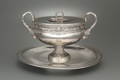 Terrina coberta com bandeja, 1798-1809 de Henry Auguste