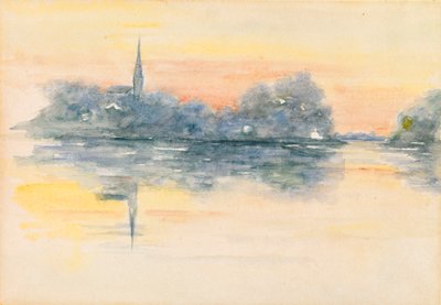 Igreja e lago de Henry Bacon