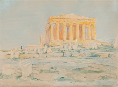 O Parthenon, West Facade, s.d. de Henry Bacon