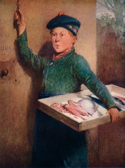 A chamada dos peixeiros, c1886 de Henry Benjamin Roberts