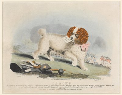  Sancho , Batalha de Salamanca, 1812 de Henry Bernard Chalon