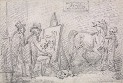 The Artists Studio de Henry Bernard Chalon