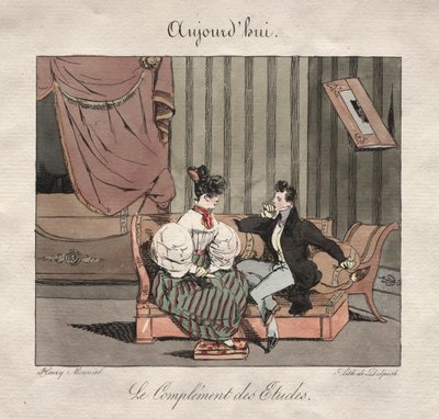 Ocasiões parisienses: o complemento dos estudantes de Henry Bonaventure Monnier
