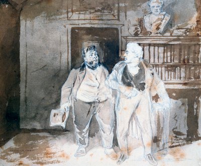 Dois caracteres, c1825-1877 de Henry Bonaventure Monnier