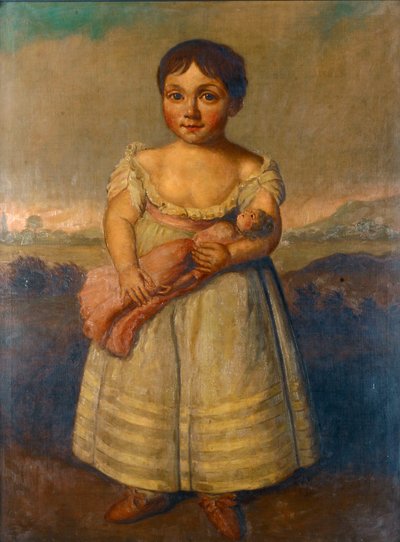 Horatia Nelson (1801-1881), c.1806 (óleo sobre tela) de Henry Bone