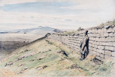 Cockmount Hill (lápis, wc e guache sobre papel, no cartão) de Henry Burdon Richardson