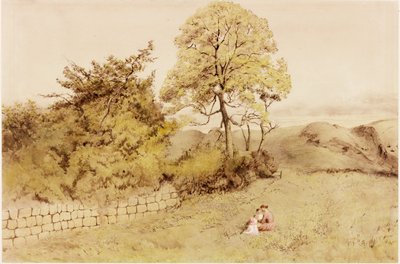 Heddon-on-the-Wall (bodycolour) de Henry Burdon Richardson