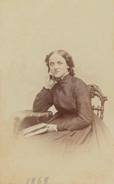 Carte-de-visite retrato de Sally Cadwallader Ely, 1862-1869. de Henry C. Phillips