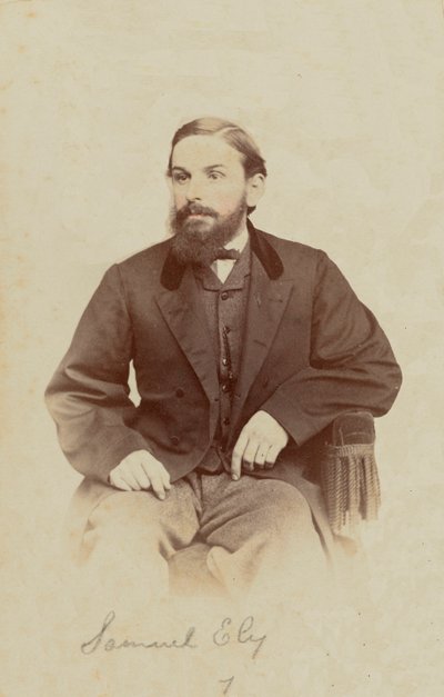 Carte-de-visite retrato de Samuel Ely, 1862-1869. de Henry C. Phillips