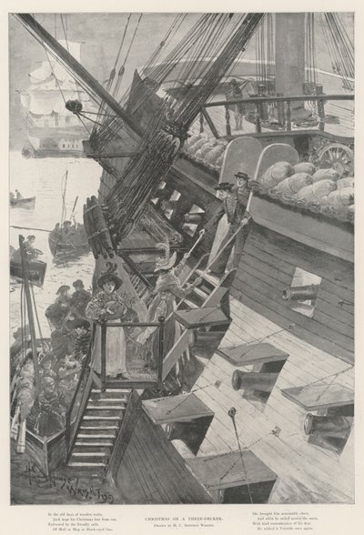 Natal em um de três andares de Henry Charles Seppings Wright