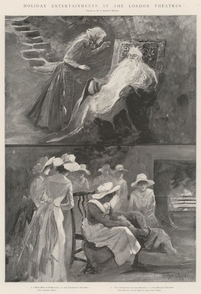 Entretenimento de Natal nos Teatros de Londres de Henry Charles Seppings Wright