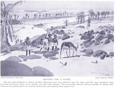 Caça para viver, c.1920 de Henry Charles Seppings Wright