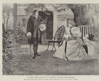 New Play do Sr. Henry James, Guy Domville, no St James&39;s Theatre de Henry Charles Seppings Wright