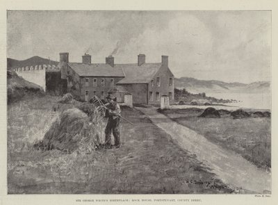 Local de nascimento de Sir George White, Rock House, Portstewart, Condado de Derry de Henry Charles Seppings Wright