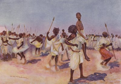 A dança Borana Bororansi, Somaliland de Henry Charles Seppings Wright