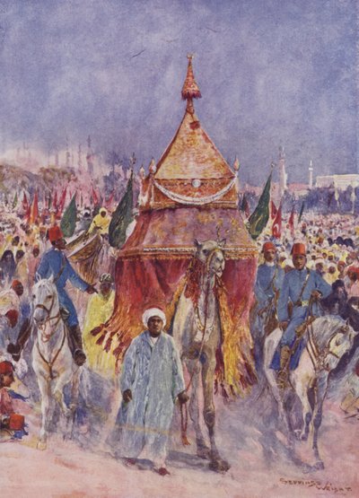 A procissão do Mahmal de Henry Charles Seppings Wright