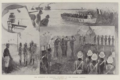 A Situação em Fashoda, Incidentes do Pouso Sirdar de Henry Charles Seppings Wright