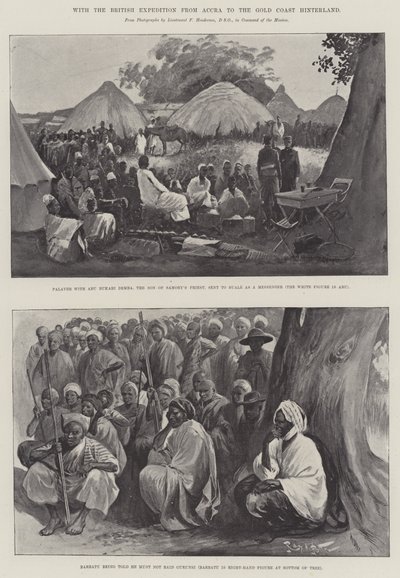Com a Expedição Britânica de Acra para o Hinterland Gold Coast de Henry Charles Seppings Wright