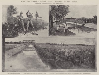 Com a Força de Socorro de Tientsin, Humours of the March de Henry Charles Seppings Wright