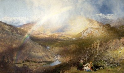 O arco-íris, 1862 de Henry Clarence Whaite