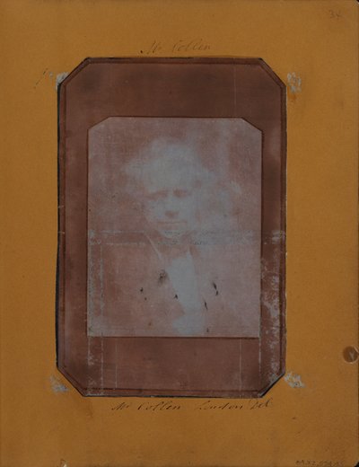 Retrato do busto de um homem, possivelmente Sir David Brewster de Henry Collen