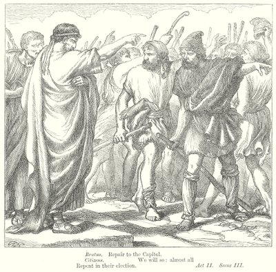 Coriolanus (gravura) de Henry Courtney (after) Selous