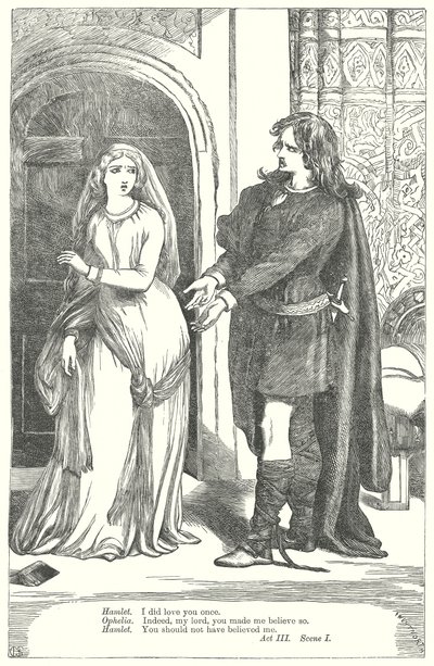 Hamlet (gravura) de Henry Courtney (after) Selous