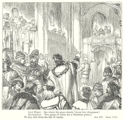 Rei Ricardo III (gravura) de Henry Courtney (after) Selous