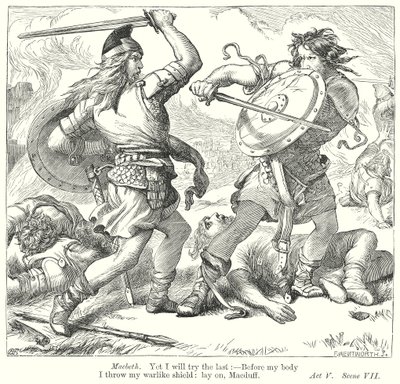 Macbeth (gravura) de Henry Courtney (after) Selous
