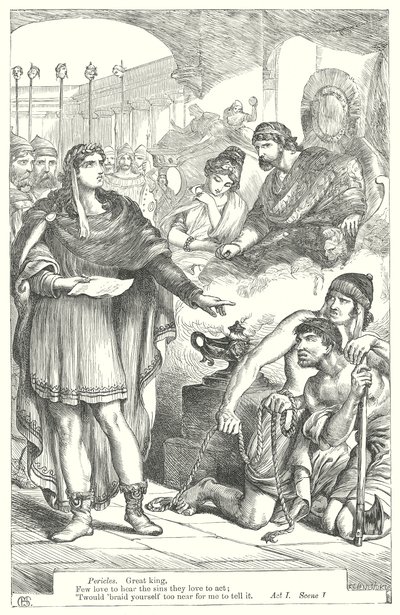 Péricles (gravura) de Henry Courtney (after) Selous