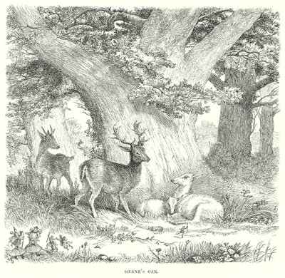 As Alegres Mulheres de Windsor (gravura) de Henry Courtney (after) Selous