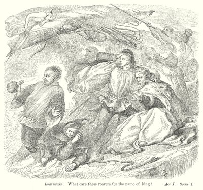 A Tempestade (gravura) de Henry Courtney (after) Selous