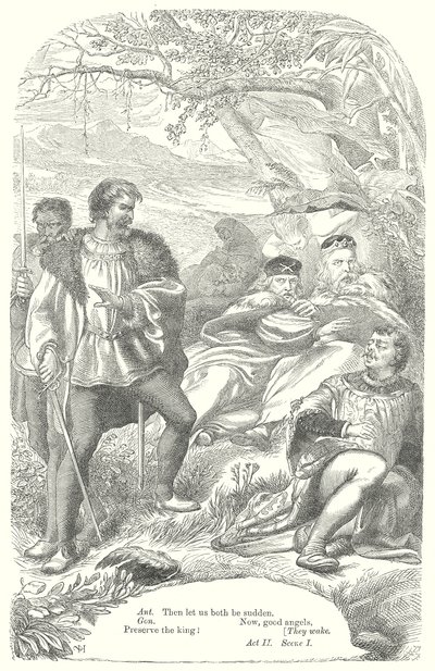 A Tempestade (gravura) de Henry Courtney (after) Selous