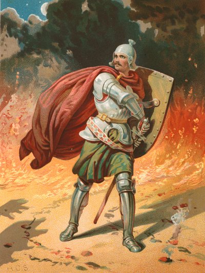 Combate de Christian com Apollyon de Henry Courtney Selous