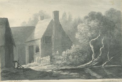 Lichfield - Edial: desenho de lavagem sépia, nd [1788-1855] (desenho) de Henry Curzon Allport